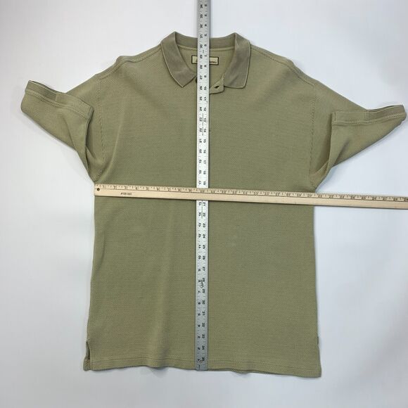 Vintage Tommy Bahama Silk Blend Polo Shirt Mens Extra Large Mushroom Brown Golf - Picture 5 of 9
